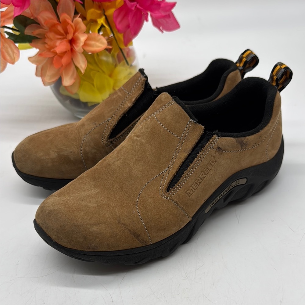 Merrell Brown Slip-On Loafers Size 4 MR8486